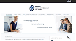 Desktop Screenshot of bruns-versicherungsmakler.de